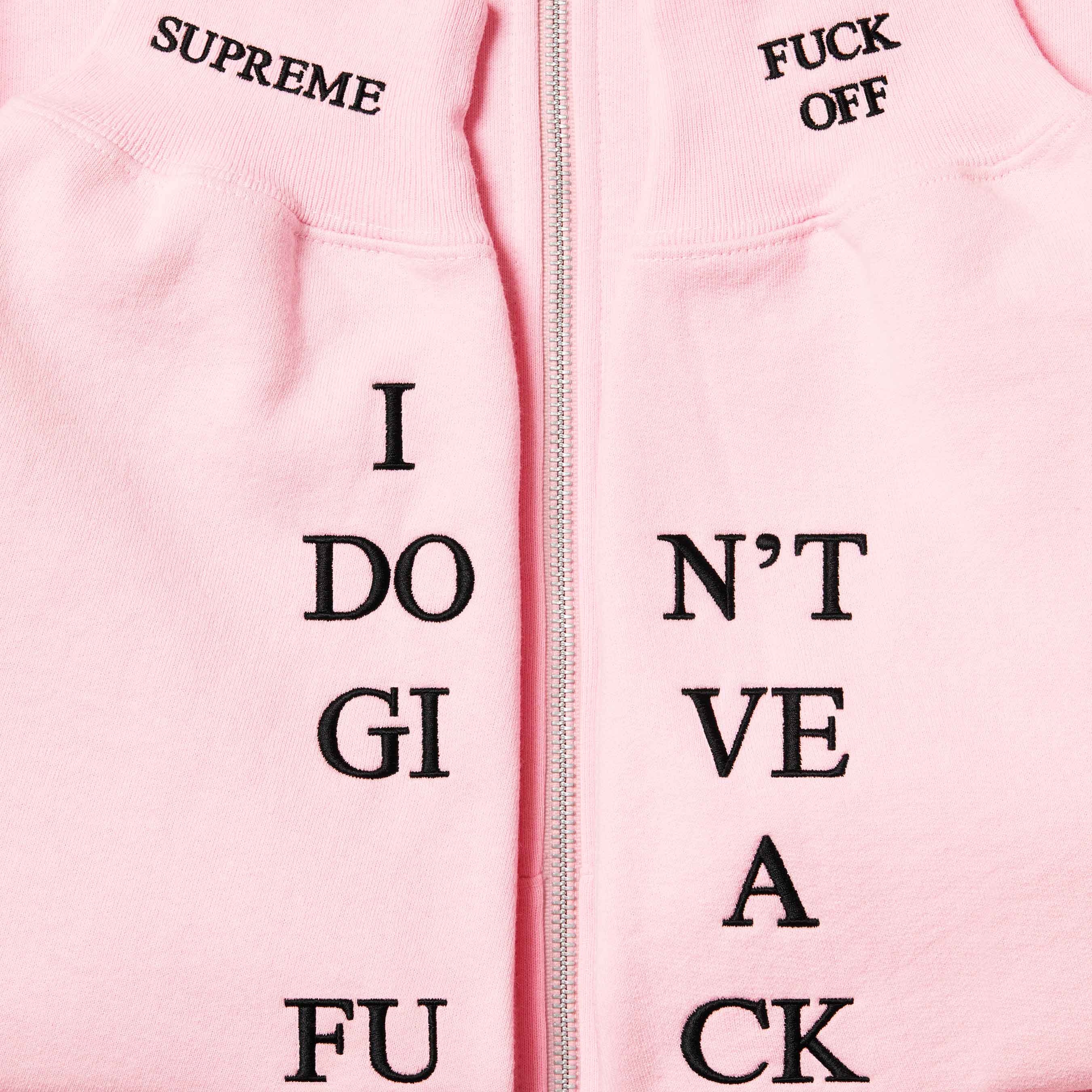 IDGAF Zip Up Hooded Sweatshirt view 10